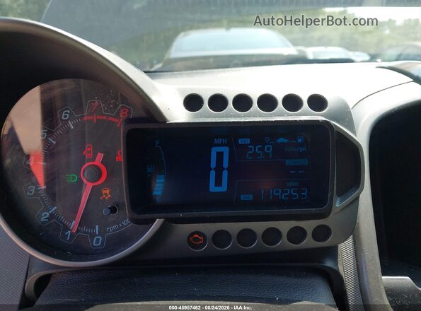 1G1JE5SB2G4135512 2016 CHEVROLET SONIC Black Հետևի նստատեղերի տեսք