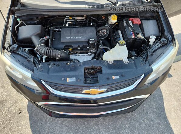 1G1JF5SB0J4107759 2018 CHEVROLET SONIC Black Widok wnętrza z tyłu