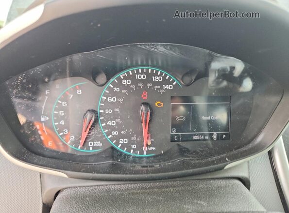 1G1JF5SB0J4107759 2018 CHEVROLET SONIC Black Widok zestawu wskaźników