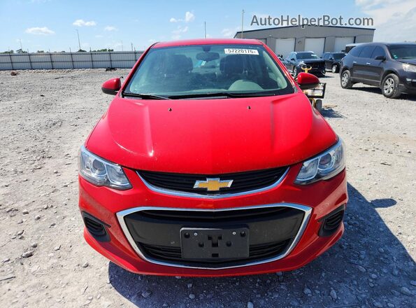 1G1JF5SB1L4120426 2020 CHEVROLET SONIC Red წინა ხედი