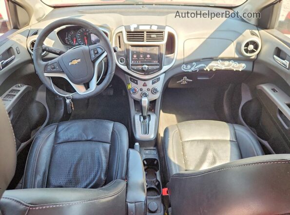 1G1JF5SB1L4120426 2020 CHEVROLET SONIC Red წინა პანელის ხედი