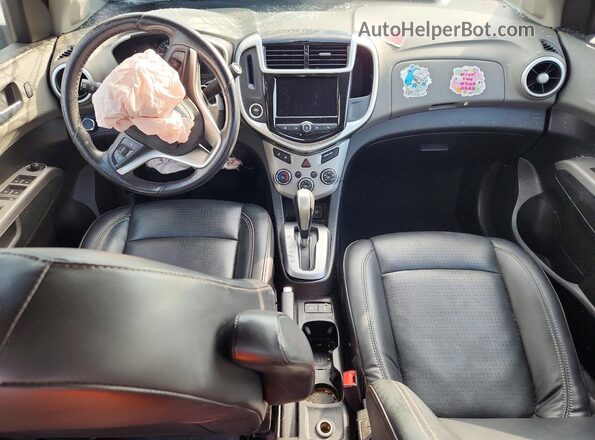 1G1JF5SB3K4123374 2019 CHEVROLET SONIC Charcoal წინა პანელის ხედი