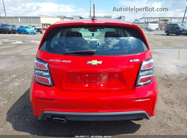 1G1JF6SB7H4138653 2017 CHEVROLET SONIC Red 