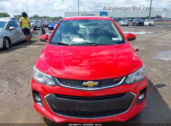 1G1JF6SB7H4138653 2017 CHEVROLET SONIC Red Rear interior view
