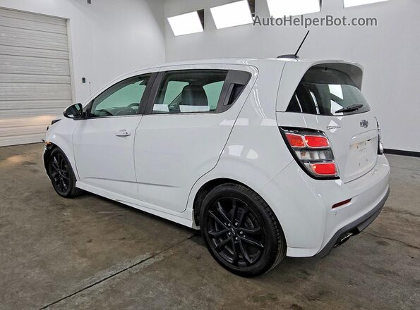 1G1JF6SB7L4100669 2020 CHEVROLET SONIC White Trasero izquierdo