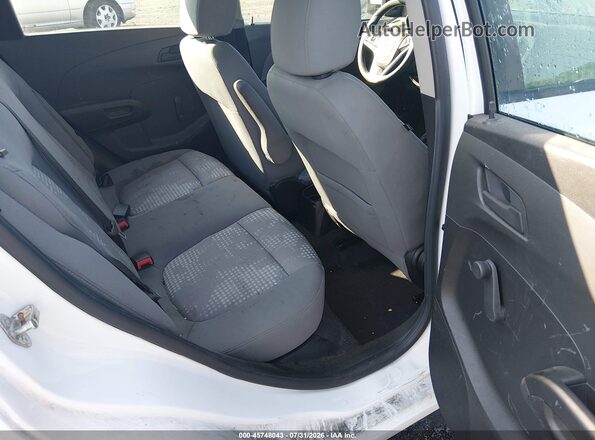 1G1JG6SB0L4115334 2020 CHEVROLET SONIC White Vista de la etiqueta del VIN