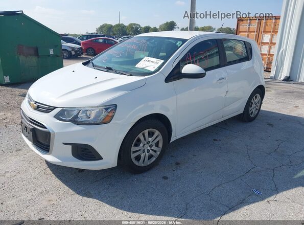 1G1JG6SH3J4133568 2018 CHEVROLET SONIC White Передня ліва чверть