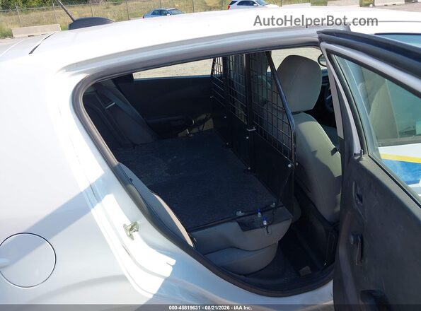 1G1JG6SH3J4133568 2018 CHEVROLET SONIC White Вид наклейки з VIN-кодом