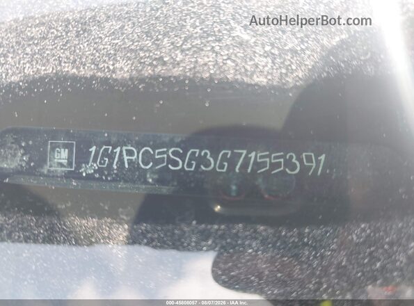 1G1PC5SG3G7155391 2016 CHEVROLET CRUZE Black Շարժիչի բաժամունքի տեսք