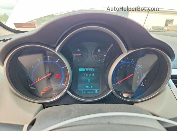 1G1PC5SG4G7112002 2016 CHEVROLET CRUZE Silver Вид щитка приладів