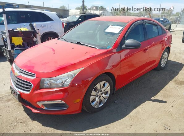 1G1PC5SG9G7188699 2016 CHEVROLET CRUZE Red Przód lewy