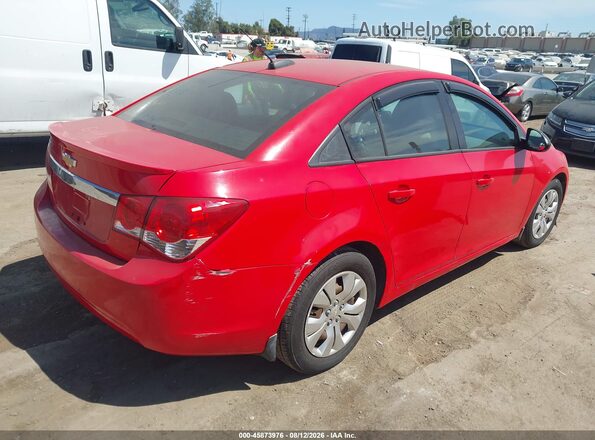 1G1PC5SG9G7188699 2016 CHEVROLET CRUZE Red Tył prawy