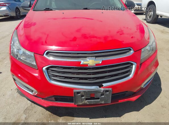 1G1PC5SG9G7188699 2016 CHEVROLET CRUZE Red Widok z przodu