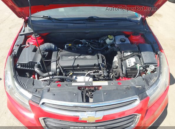 1G1PC5SG9G7188699 2016 CHEVROLET CRUZE Red Widok z tyłu