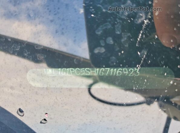 1G1PC5SH1G7116923 2016 CHEVROLET CRUZE Белый Вид наклейки с VIN-кодом