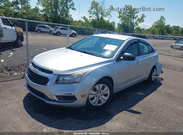 1G1PC5SH1G7212387 2016 CHEVROLET CRUZE Серебряный Передняя левая четверть