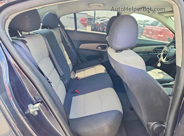 1G1PC5SH2G7149168 2016 CHEVROLET CRUZE Blue Rear seats view