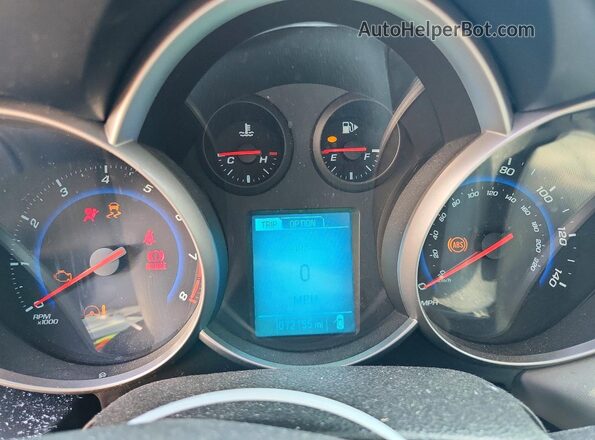 1G1PC5SH2G7149168 2016 CHEVROLET CRUZE Blue Instrument cluster view