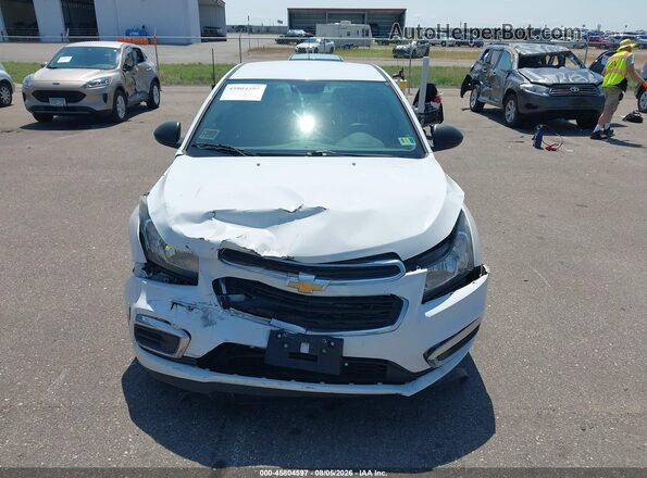 1G1PC5SH3G7106538 2016 CHEVROLET CRUZE White უკანა სალონის ხედი