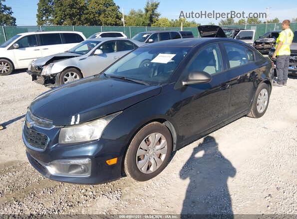 1G1PC5SH3G7176220 2016 CHEVROLET CRUZE Black წინა მარცხენა ხედი სამი მეოთხედიდან