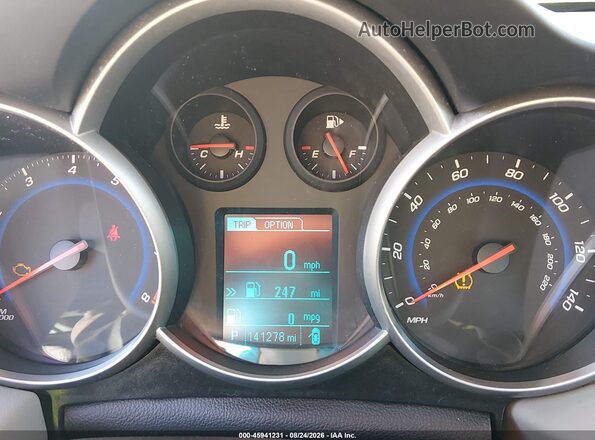1G1PC5SH3G7176220 2016 CHEVROLET CRUZE Black უკანა სავარძლების ხედი