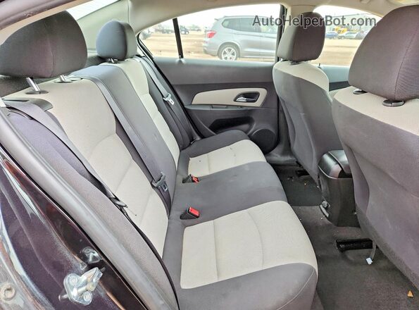 1G1PC5SH3G7180400 2016 CHEVROLET CRUZE Black Rear seats view