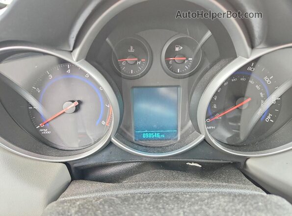 1G1PC5SH3G7180400 2016 CHEVROLET CRUZE Black Instrument cluster view