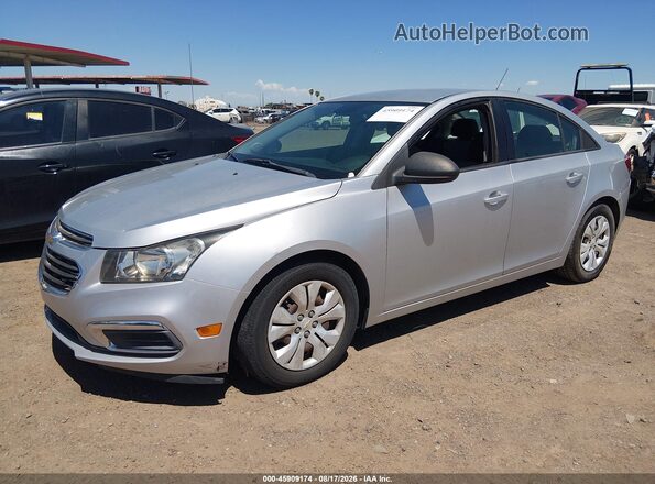 1G1PC5SH4G7197173 2016 CHEVROLET CRUZE Silver Передня ліва чверть