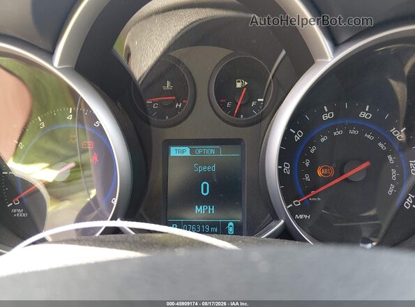 1G1PC5SH4G7197173 2016 CHEVROLET CRUZE Silver Вид задніх сидінь