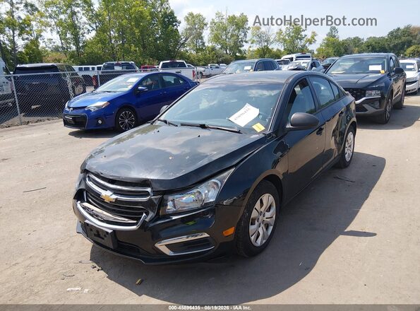 1G1PC5SH5G7216121 2016 CHEVROLET CRUZE Gray Առջևի ձախ երեք քառորդ տեսարան
