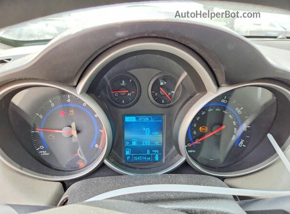 1G1PC5SH6G7169469 2016 CHEVROLET CRUZE Silver Вид щитка приладів