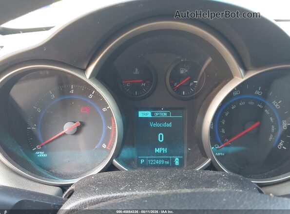 1G1PC5SH9G7157851 2016 CHEVROLET CRUZE Silver Vista de los asientos traseros