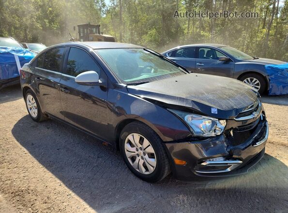 1G1PE5SB0G7148073 2016 CHEVROLET CRUZE Gray Przód prawy