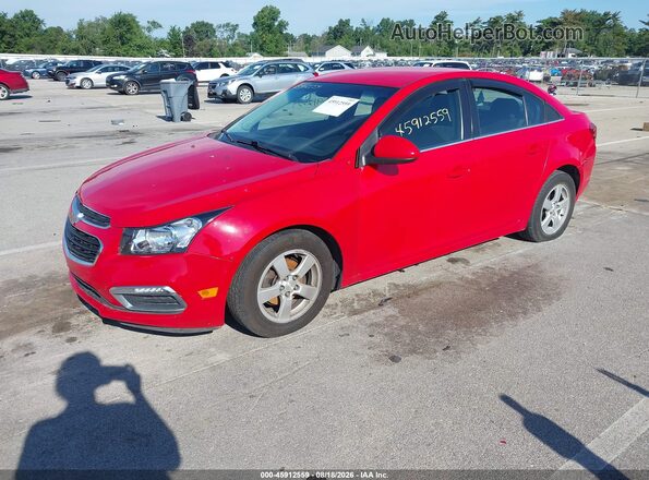 1G1PE5SB3G7193220 2016 CHEVROLET CRUZE Red Vista tres cuartos delantera izquierda