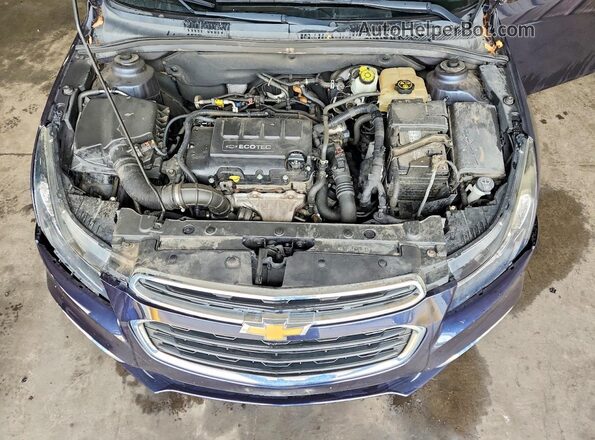 1G1PE5SB5G7142026 2016 CHEVROLET CRUZE Blue უკანა სალონის ხედი