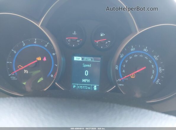 1G1PE5SB5G7201561 2016 CHEVROLET CRUZE Серебряный Вид задних сидений