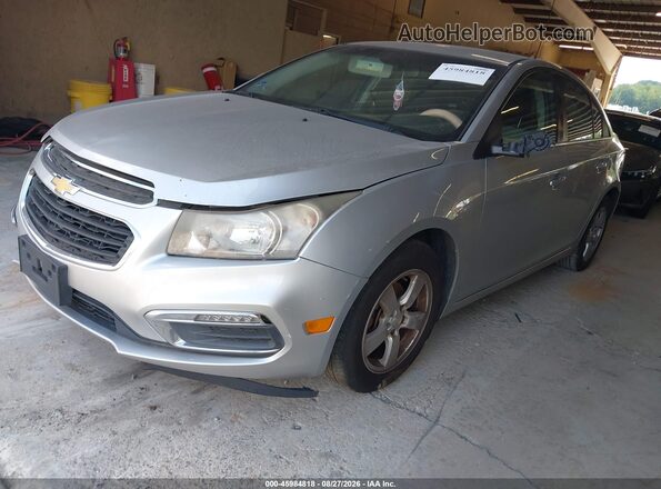 1G1PE5SB5G7201561 2016 CHEVROLET CRUZE Серебряный Передняя левая четверть