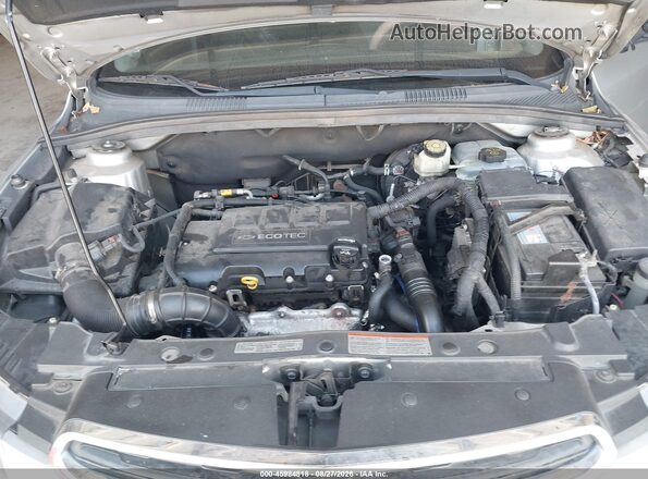1G1PE5SB5G7201561 2016 CHEVROLET CRUZE Серебряный Вид сзади