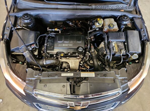 1G1PE5SB5G7208459 2016 CHEVROLET CRUZE Black Вид задньої частини салону