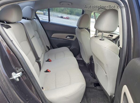 1G1PE5SB6G7155397 2016 CHEVROLET CRUZE Gray Հետևի նստատեղերի տեսք