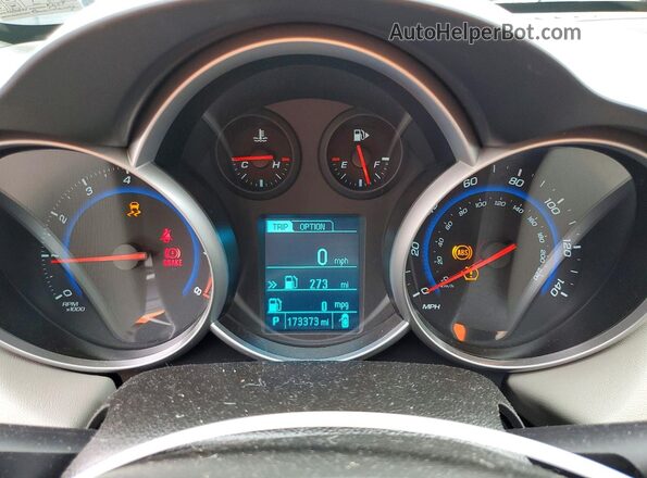 1G1PE5SB6G7155397 2016 CHEVROLET CRUZE Gray Սարքավորումների վահանակի տեսք