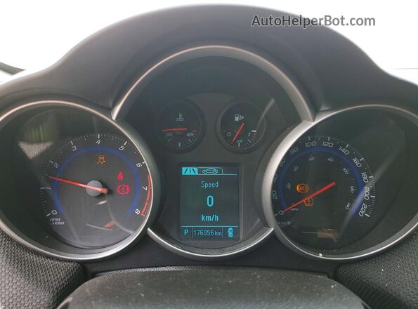 1G1PE5SB8G7203515 2016 CHEVROLET CRUZE Белый Вид щитка приборов