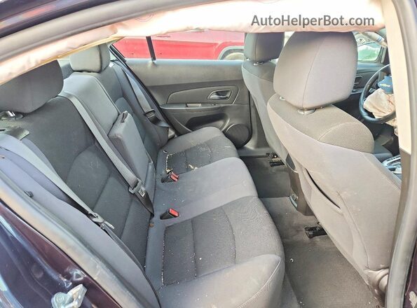 1G1PE5SB9G7202826 2016 CHEVROLET CRUZE Blue უკანა სავარძლების ხედი