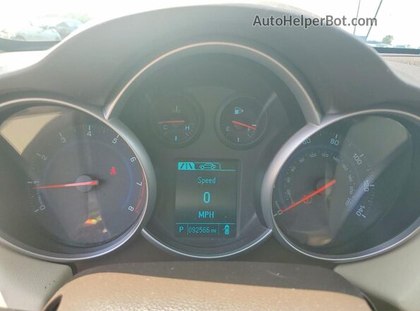 1G1PF5SB9G7128630 2016 CHEVROLET CRUZE Beige ხელსაწყოთა პანელის ხედი