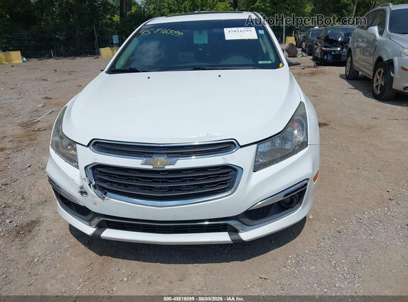1G1PF5SBXG7195589 2016 CHEVROLET CRUZE Белый Вид щитка приборов