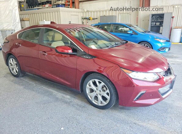 1G1RB6S54HU103898 2017 CHEVROLET VOLT Burgundy Przód prawy