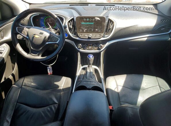 1G1RC6S50HU157941 2017 CHEVROLET VOLT Синий Вид панели приборов