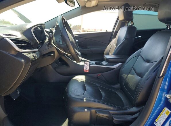 1G1RC6S50HU157941 2017 CHEVROLET VOLT Синий Вид салона спереди