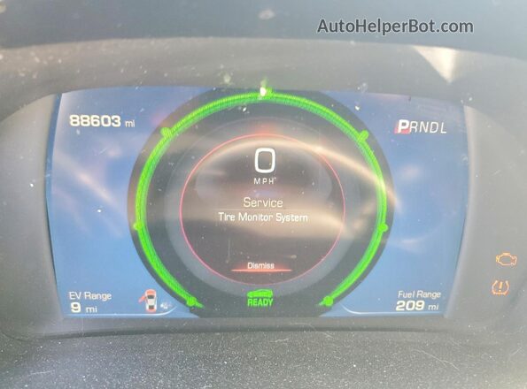 1G1RC6S50HU157941 2017 CHEVROLET VOLT Синий Вид щитка приборов