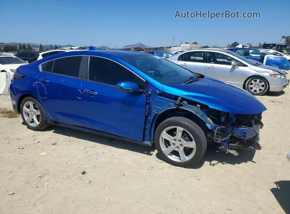 1G1RC6S50HU157941 2017 CHEVROLET VOLT Синий Передняя правая четверть